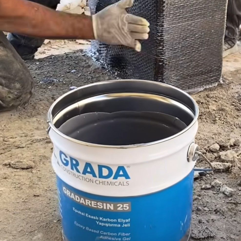  Karbon elyaf yaptrma reineleri  GRADARESIN 25- 20BS 