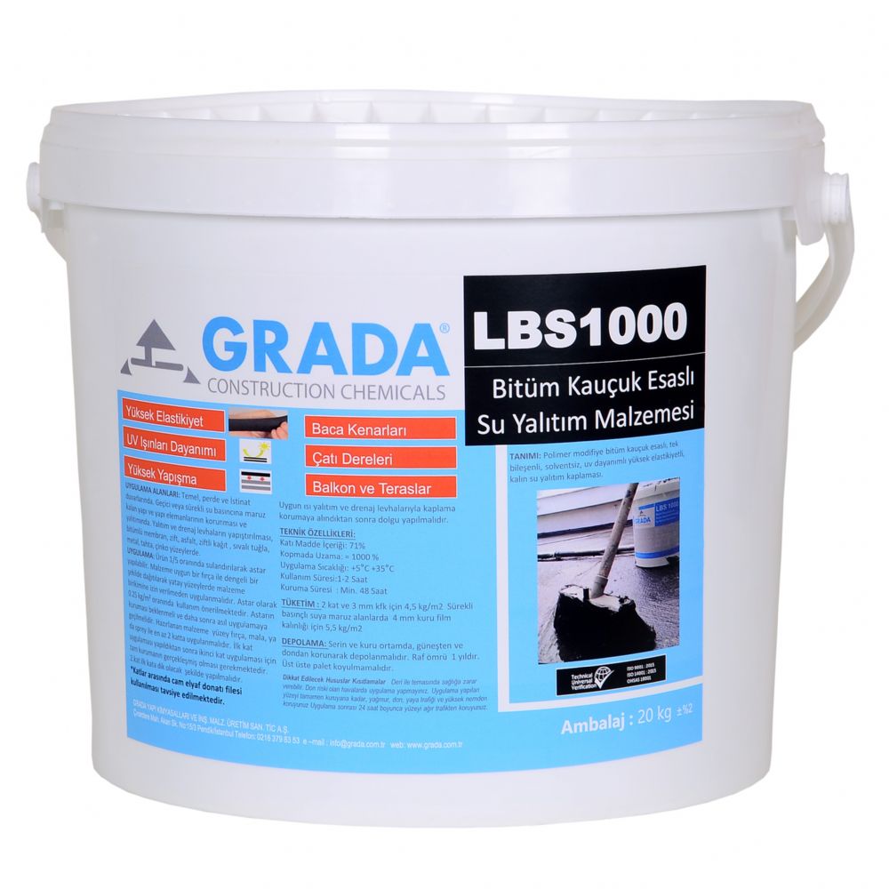 GRADA LBS 1000 Bitumen-rubber based uv-elastic