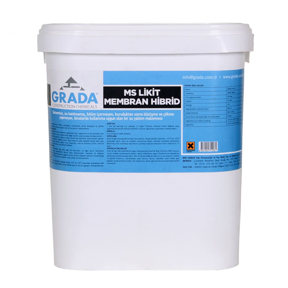 GRADASEAL HIBRIT MS Waterproofing Liquid Membrane
